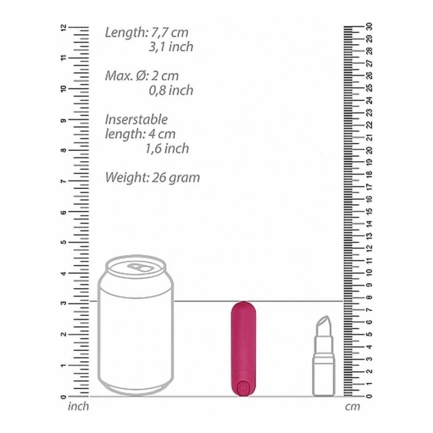Shots Be Good Tonight 10 Speed Rechargeable Bullet - Rozā – 3