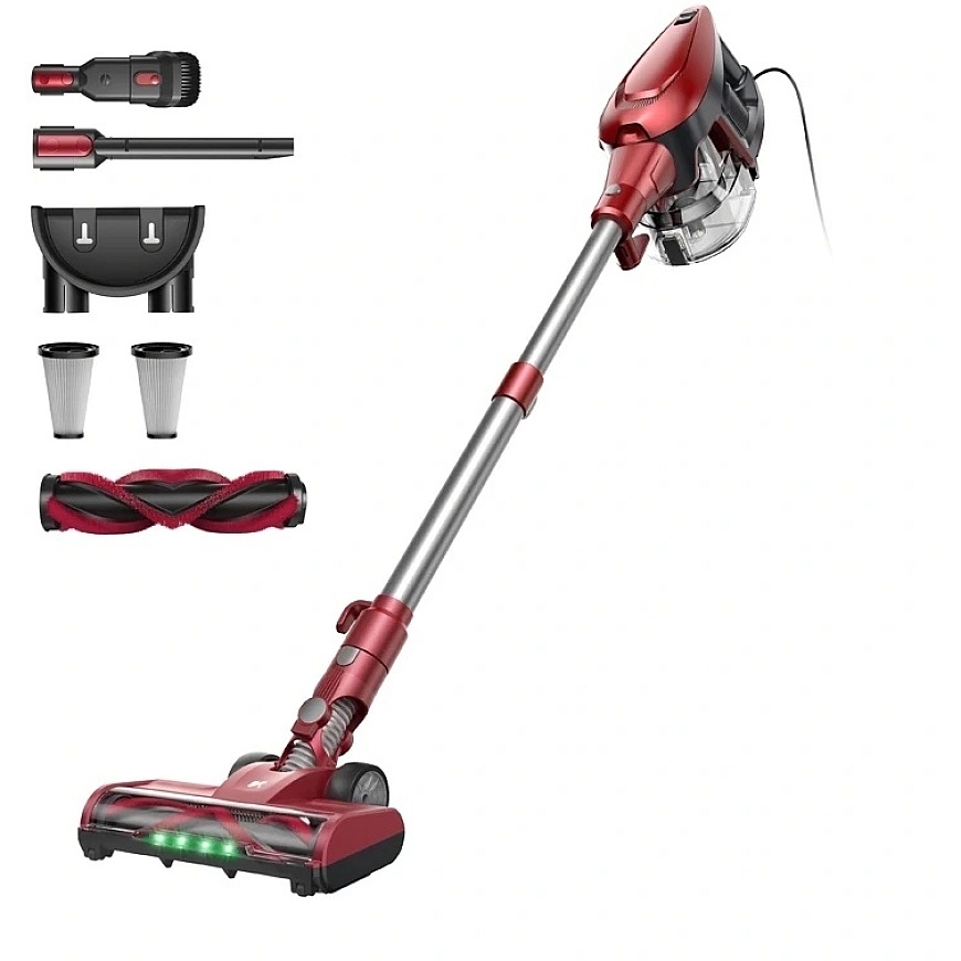 Putekļsūcējs - VEXILAR C9 70 kPa ECO/MAX 1 L 6,5 m HEPA Zaļš LED