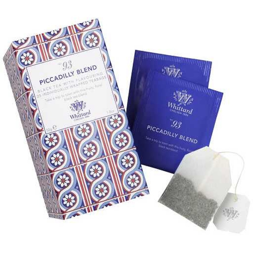 Musta tee Whittard of Chelsea Piccadilly Blend, 25 kpl.