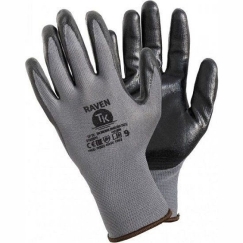 UN POLYESTER + NITRILE RAVEN ASSEMBLY GLOVES SIZE 9 (1 PAIR)