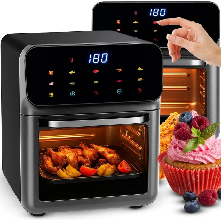 Frytkownica Gruzdintuvė Oro gruzdintuvė 12 l, 1350 W, 10 režimų, oro gruzdintuvė - ER762 – 2