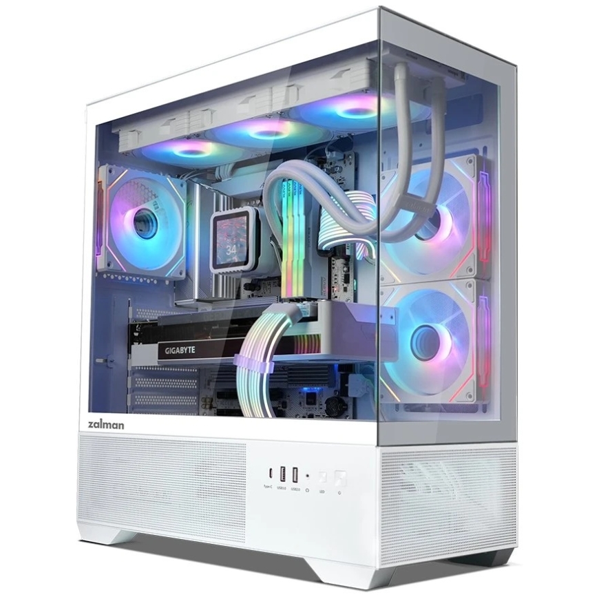 Zalman CHRONIX V2 ATX mid-tower computer case, white – 2