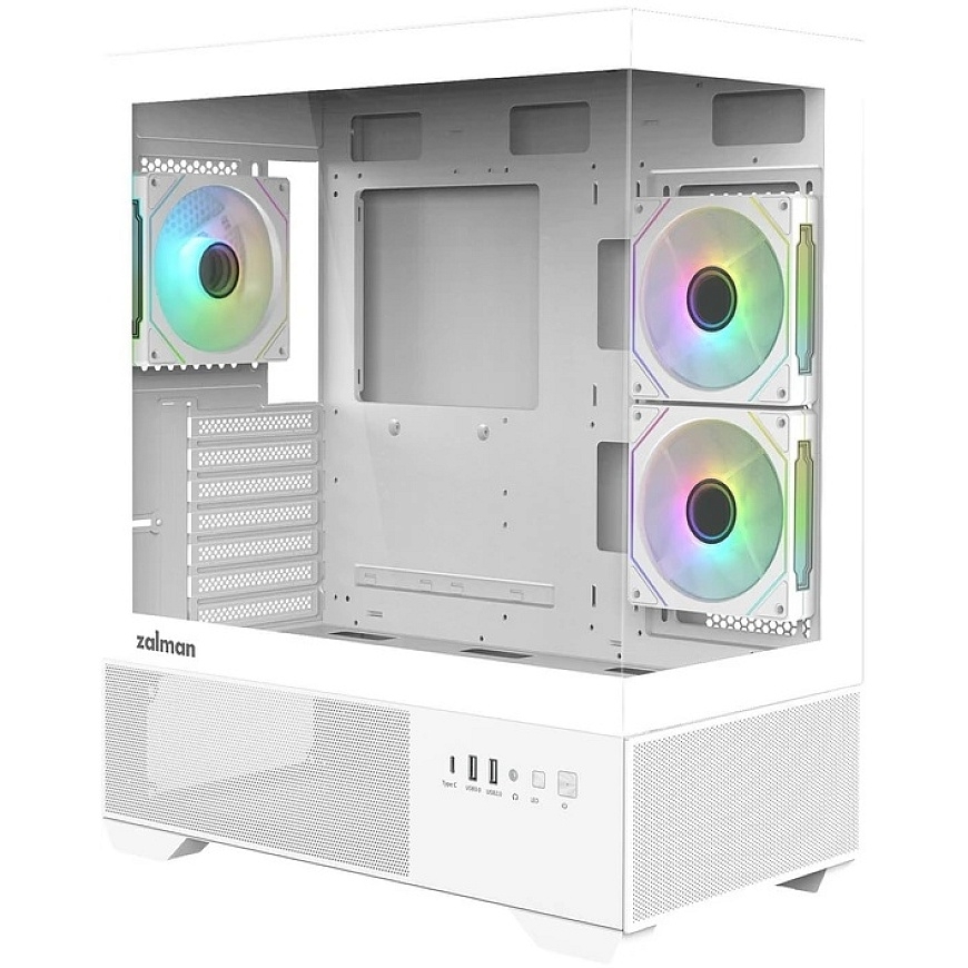 Zalman CHRONIX V2 ATX среднеразмерный корпус компьютера, белый – 3