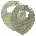Little Dutch bandana bibid, 2 tk, puhas salvialehe värv Little Dutch bandana bibid, 2 tk, puhas salvialehe värv