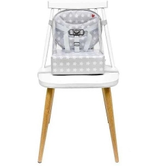 Babytolove "Easy UP" paaukstinātā krēsliņš – baltās zvaigznes