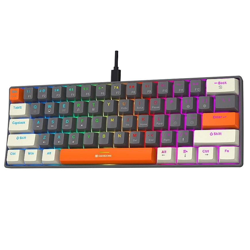 Tracer 47873 Gamezone CLAWS 61 USB mechaninė klaviatūra, pilka – 5