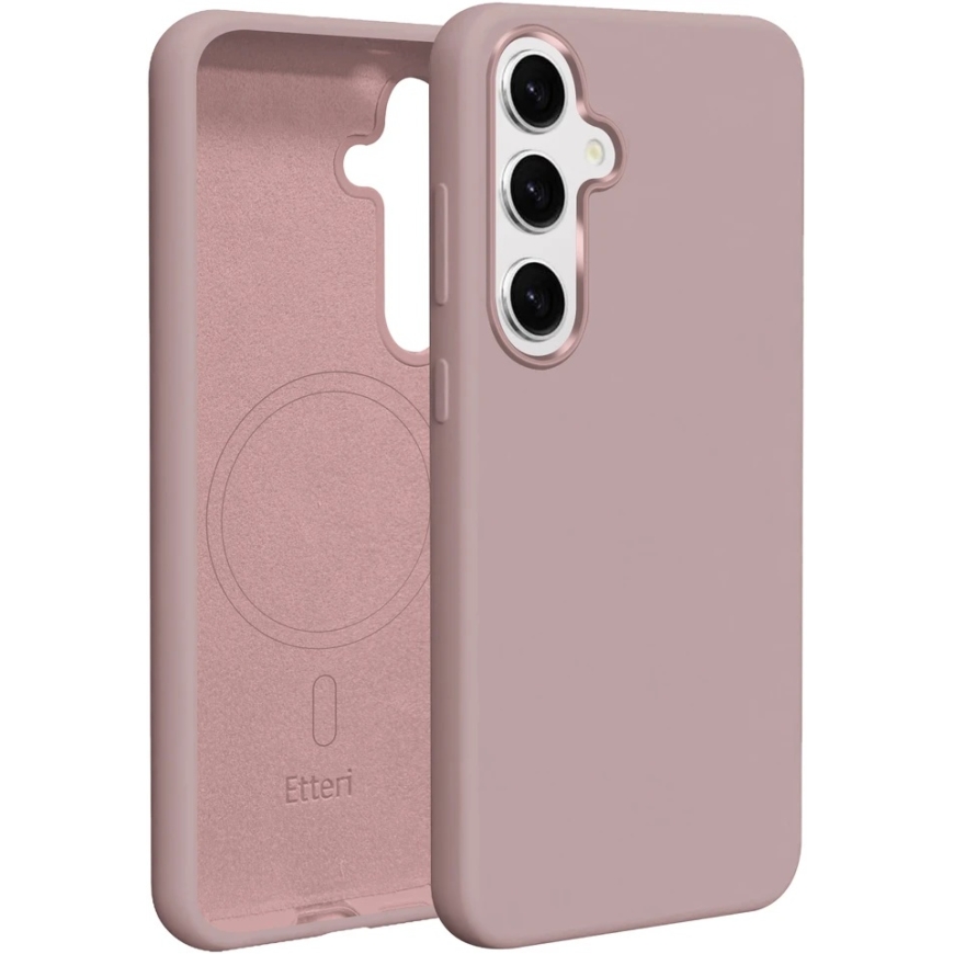 Etteri silikoninis Mag dėklas, skirtas Samsung Galaxy S26, šviesiai rožinis – 5