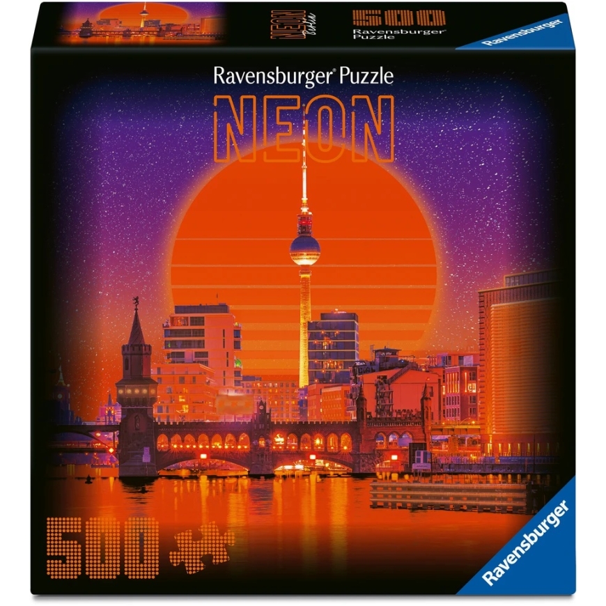 Ravensburger Palapeli 500 kpl - Neon Puzzle: Berliini