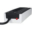 Extension Cord – DPM 6 Outlets, 16 A, 3680 W, 1.4 m, White/Black Extension Cord – DPM 6 Outlets, 16 A, 3680 W, 1.4 m, White/Black