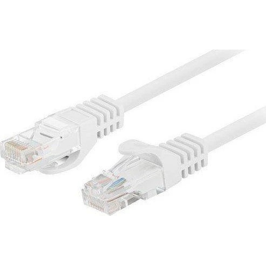 Lanberg 10 kpl Patchcord kat.6 UTP 0,5 m valkoinen Fluke Passed – 2