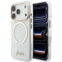 Guess IML Script Metal MagSafe korpus iPhone 18 Pro Max / 17 Pro Max jaoks, läbipaistev Guess IML Script Metal MagSafe korpus iPhone 18 Pro Max / 17 Pro Max jaoks, läbipaistev