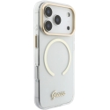 Guess IML Script Metal MagSafe korpus iPhone 18 Pro Max / 17 Pro Max jaoks, läbipaistev Guess IML Script Metal MagSafe korpus iPhone 18 Pro Max / 17 Pro Max jaoks, läbipaistev