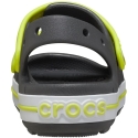 Lasten Crocs Crocband Cruiser sandaalit, grafiitti ja keltainen väri Lasten Crocs Crocband Cruiser sandaalit, grafiitti ja keltainen väri