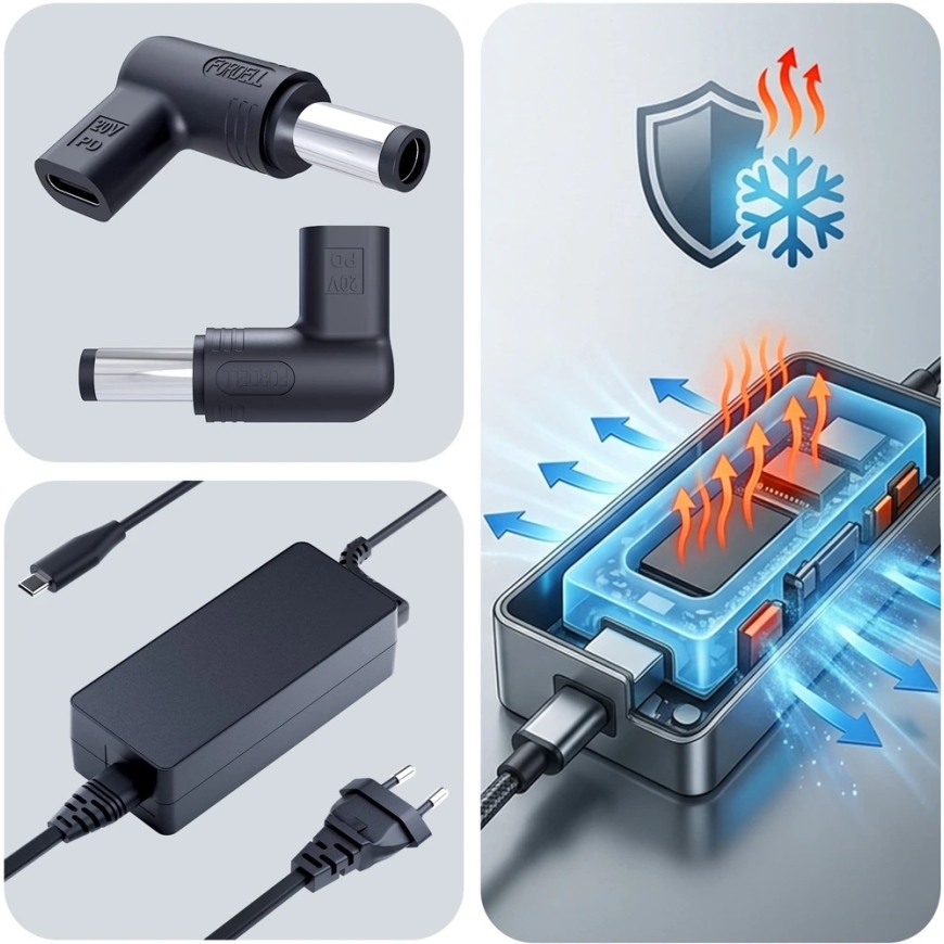 3mk HARDY 65W для Dell 20V USB-C/DC 7.4 x 5.0 – 3