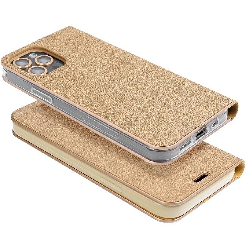 OEM Case with Cover for Xiaomi Redmi 17 4G / 17 5G EU Luna Book Gold – 5