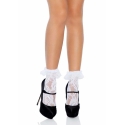 Leg Avenue Europe Leg Avenue Apakšveļa - MEŽA ANKLET AR RUFFLE Baltā OS Leg Avenue Europe Leg Avenue Apakšveļa - MEŽA ANKLET AR RUFFLE Baltā OS