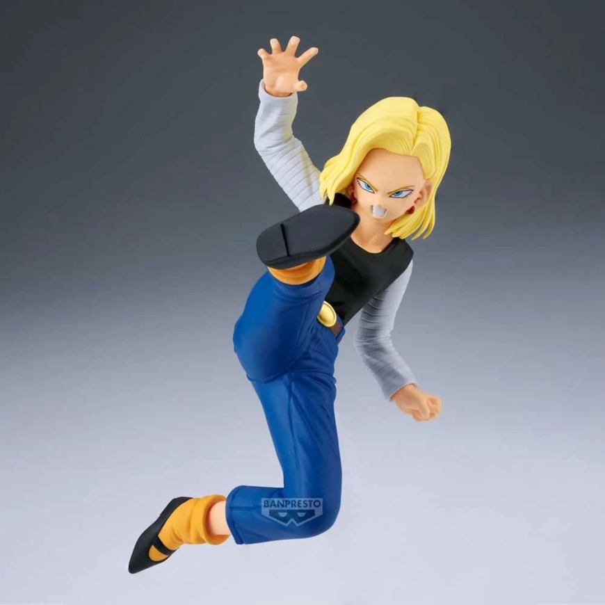 Banpresto Dragon Ball Z Match Makers Android 18 & Mr. Satan -setti 2 figuuria 11-8 cm – 2