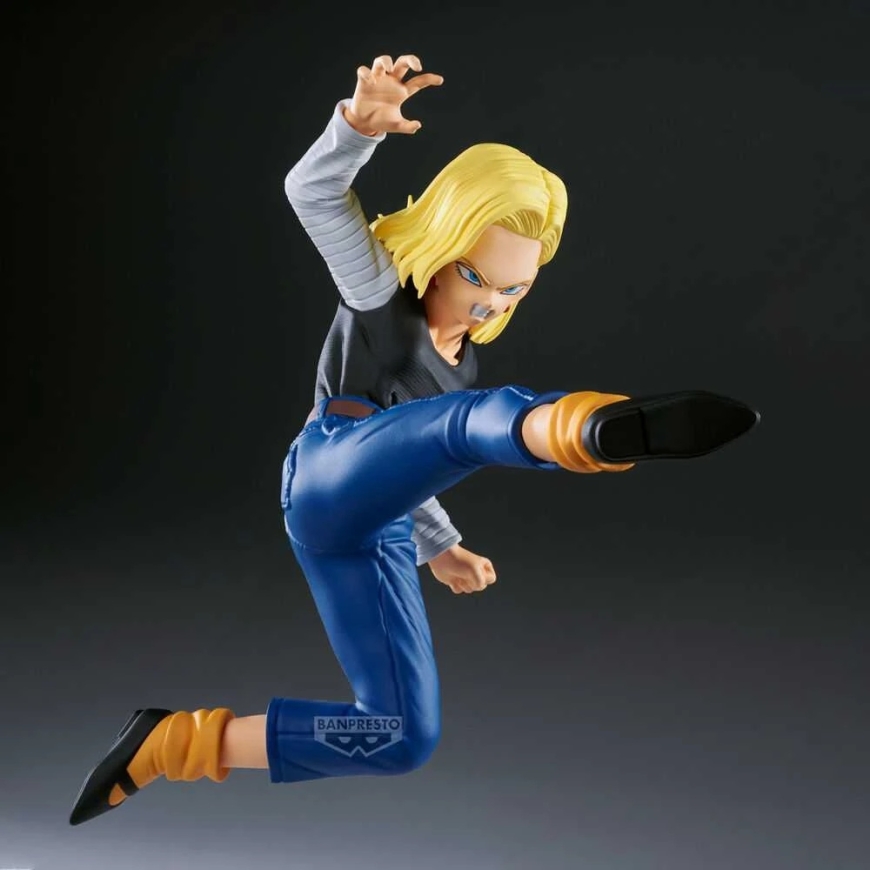Banpresto Dragon Ball Z Match Makers Android 18 & Mr. Satan set 2 figures 11-8cm – 3