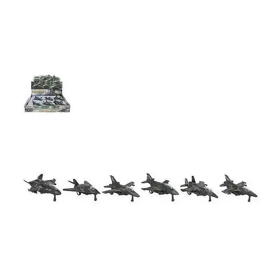 Военный самолет Hipo, металлический, 6 шт./упаковка 520435 45812 – 2