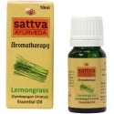 Citrinžolių eterinis aliejus Lemongrass, Sattva Ayurveda, 10ml Citrinžolių eterinis aliejus Lemongrass, Sattva Ayurveda, 10ml