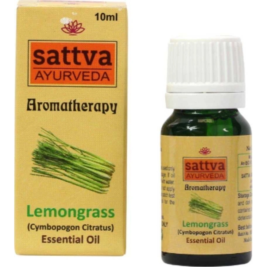Эфирное масло лемонграсса, Sattva Ayurveda, 10 мл – 2