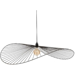 Suspended lamp ADELIA, Ø 98 cm black
