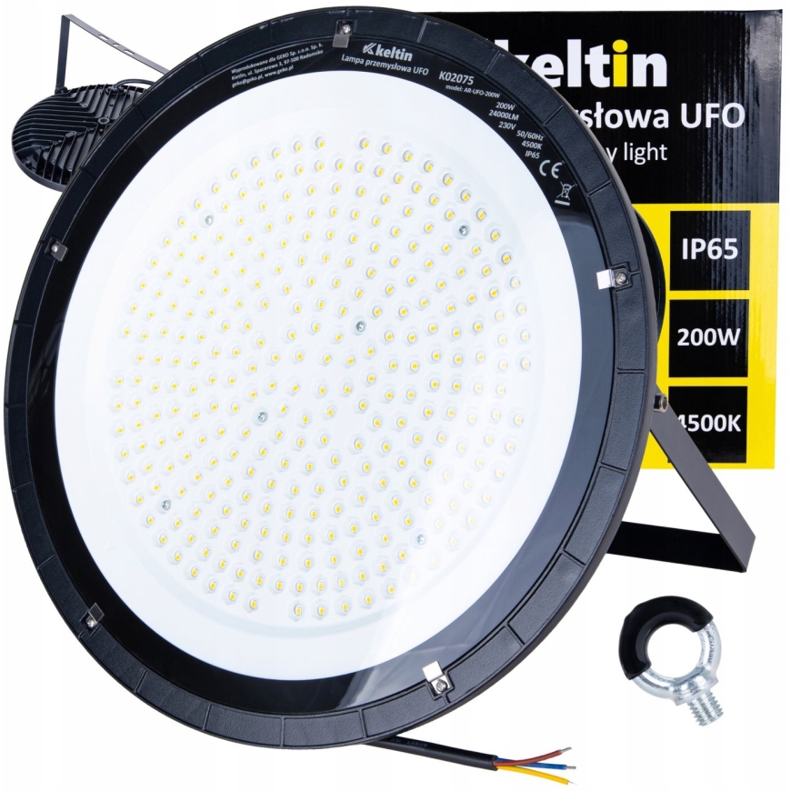 KELTIN UFO LED Tööstuslamp 200W 24000LM 4500K IP65 (5903418302269)