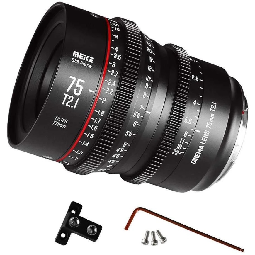 Kino objektīvs - Meike MK 75mm T2.1 PL Mount S35 – 5