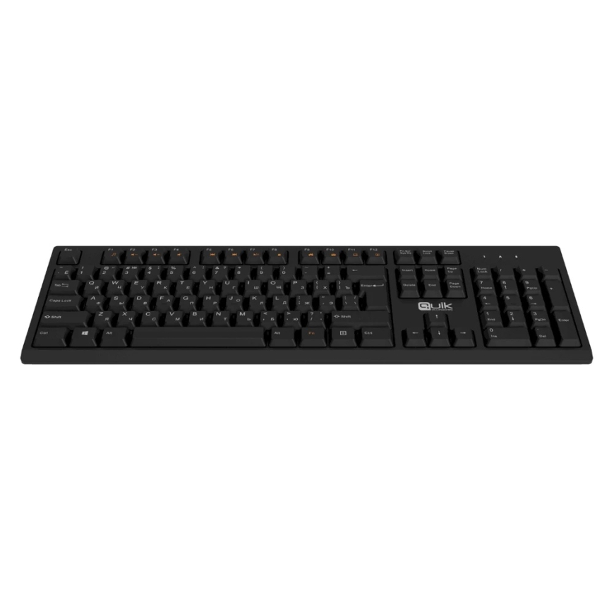 Quik Priedai QOS-12104 Pilna lieluma bezvadu tastatūra RU / ENG – 4