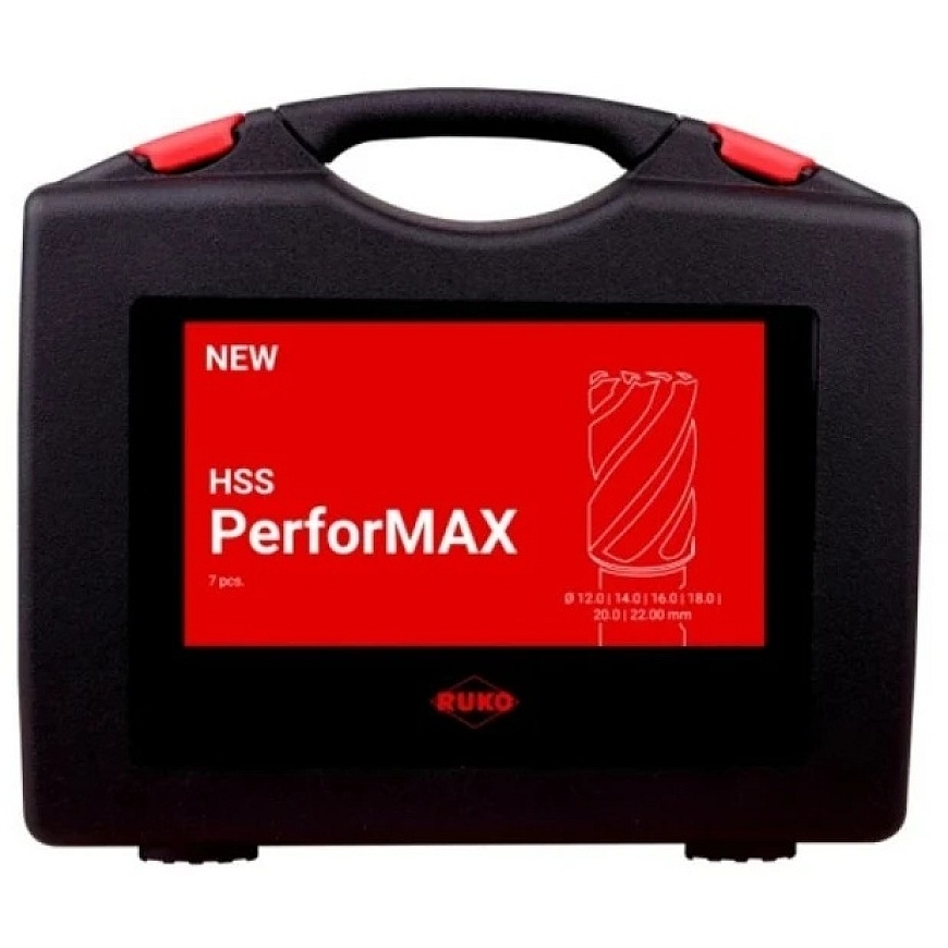 7-osaline puurekrooni komplekt RUKO HSS PerforMAX – 3