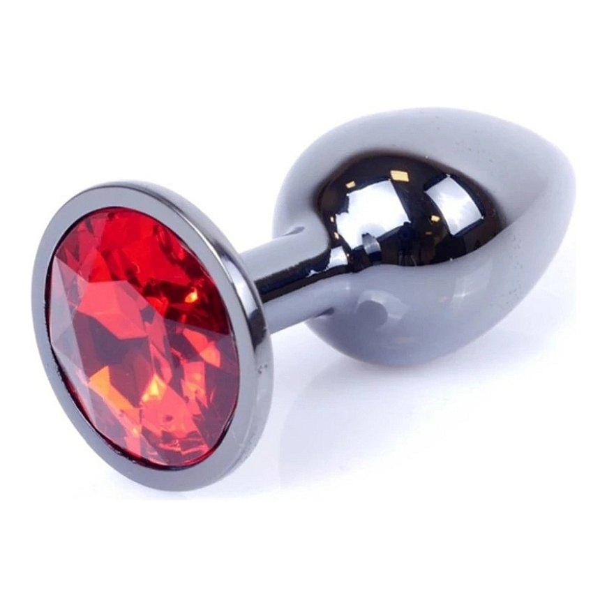 "MyLove" toys – accessories, Dark silver plug – red