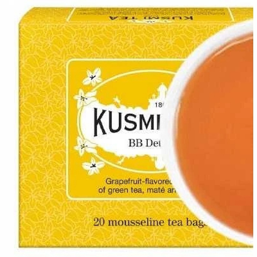 Organic Green and Mint Tea Blend "Kusmi Tea BB Detox" – 20 Muslin Tea Bags – 4