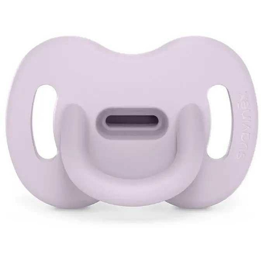 SUAVINEX PHYSIOLOGICAL, SILICONE PACIFIER SX PRO, 0-6 MONTHS, LAVENDER