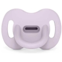 SUAVINEX PHYSIOLOGICAL, SILICONE PACIFIER SX PRO, 0-6 MONTHS, LAVENDER
