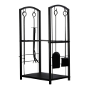 ATL DA808 Metalline küttepuude hoidja 40x30x73cm + tarvikud ATL DA808 Metalline küttepuude hoidja 40x30x73cm + tarvikud