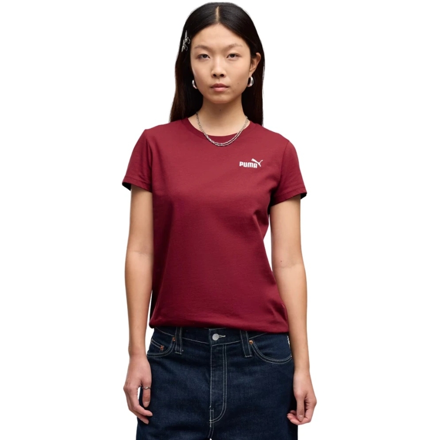 Women's T-shirt Puma ESS Small No.1 Logo Tee(s) brown 682373 23 (L)
