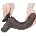 LoveToy 8.5'' Sliding Skin Dual Layer Dong Черный LoveToy 8.5'' Sliding Skin Dual Layer Dong Черный