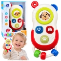 Lean Toys Interaktiivne mänguasi telefon koos valgete ja helidega, 16 x 7,5 x 5 cm