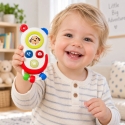Lean Toys Interactive Toy Phone with Lights and Sounds, 16 x 7.5 x 5 cm
