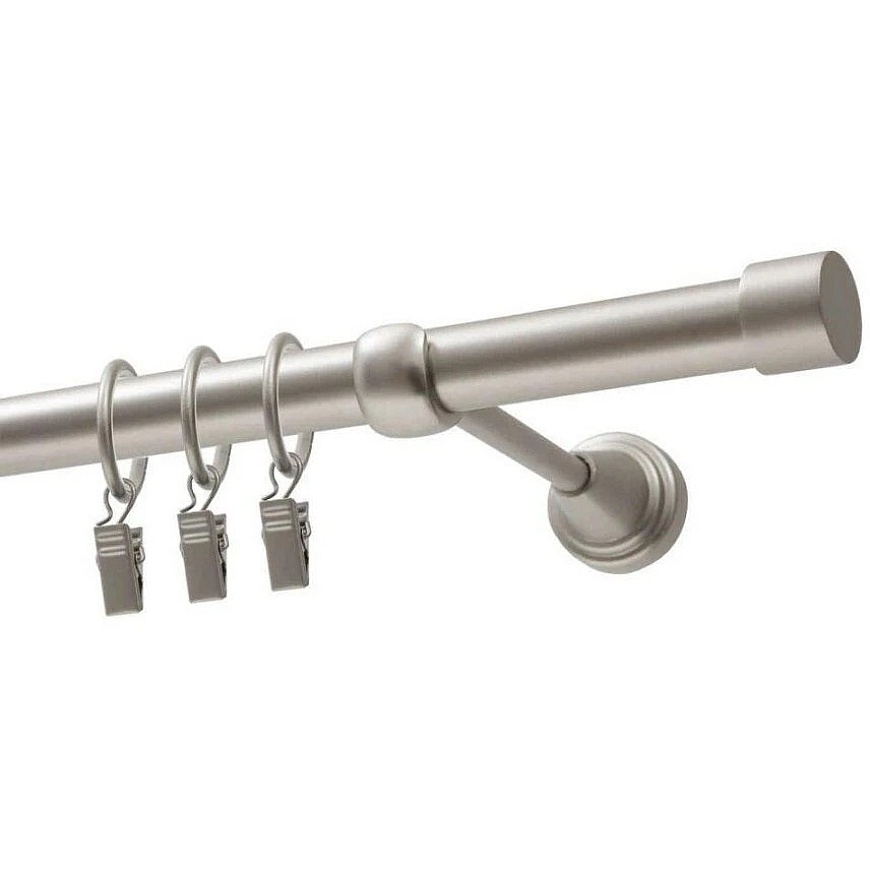 Decastyl SINGLE-COMPONENT CROWN MOULDING FI 19 MM CHROME SATIN 160 CM LUNA WITH WHEELS KOWALSKI