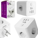 Spacetronik Блок питания 4xAC 2xUSB 1xUSB-C SPS-C03W Spacetronik Блок питания 4xAC 2xUSB 1xUSB-C SPS-C03W
