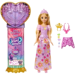 Mattel DISNEY PRINCESS JEWEL REVEAL Yllätys Auksaplaukės (JLK28)