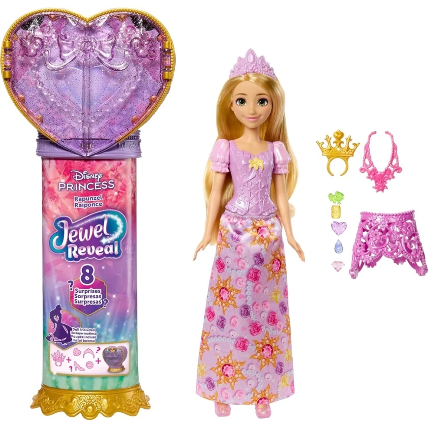 Mattel DISNEY PRINCESS JEWEL REVEAL Pārsteigums Auksaplaukės (JLK28) – 4
