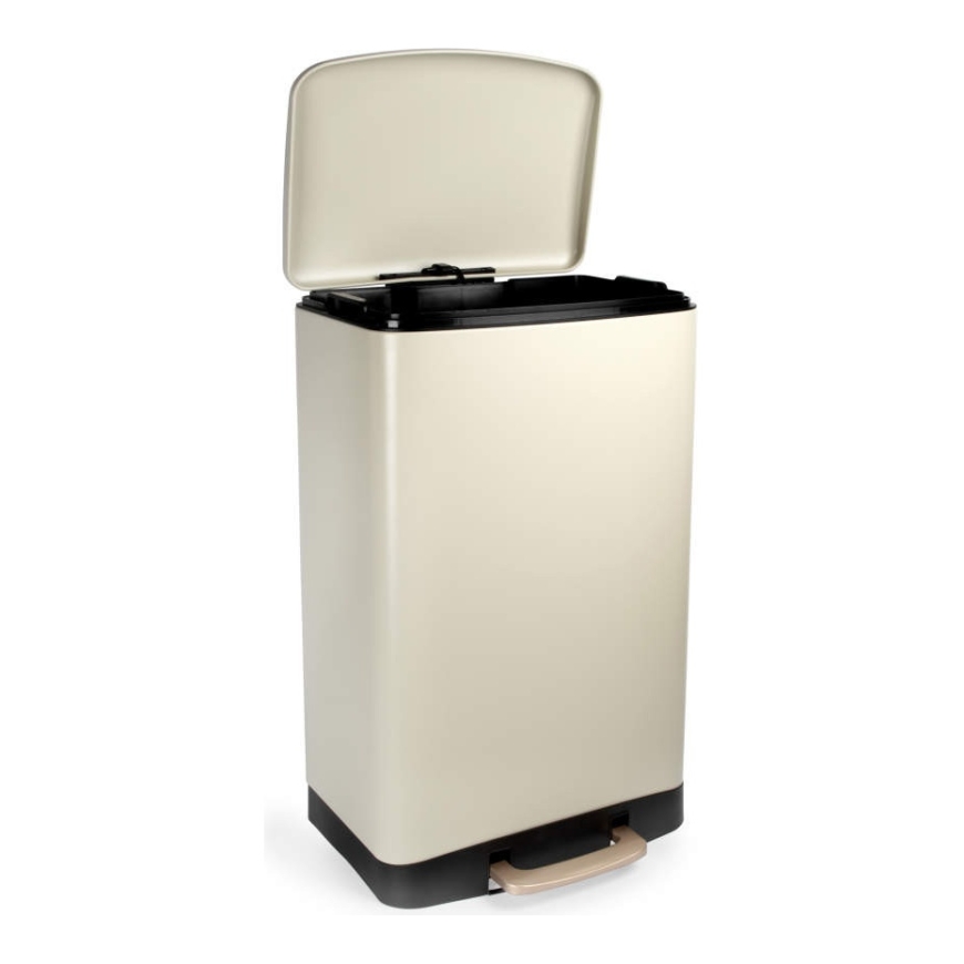 Salter BW14806 Pebble 50L jalakasti prügikast, beež – 4
