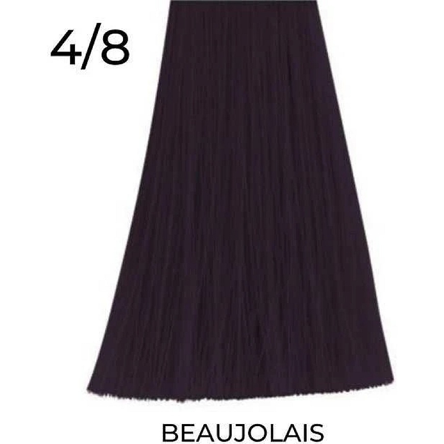 Dermacol Professional краска для волос, долговечная краска для волос, 4/8 Beaujolais, 60 мл