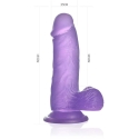 Lovetoy 6" Želejas Pozas Kristāla Dildo Mazais Violets Lovetoy 6" Želejas Pozas Kristāla Dildo Mazais Violets