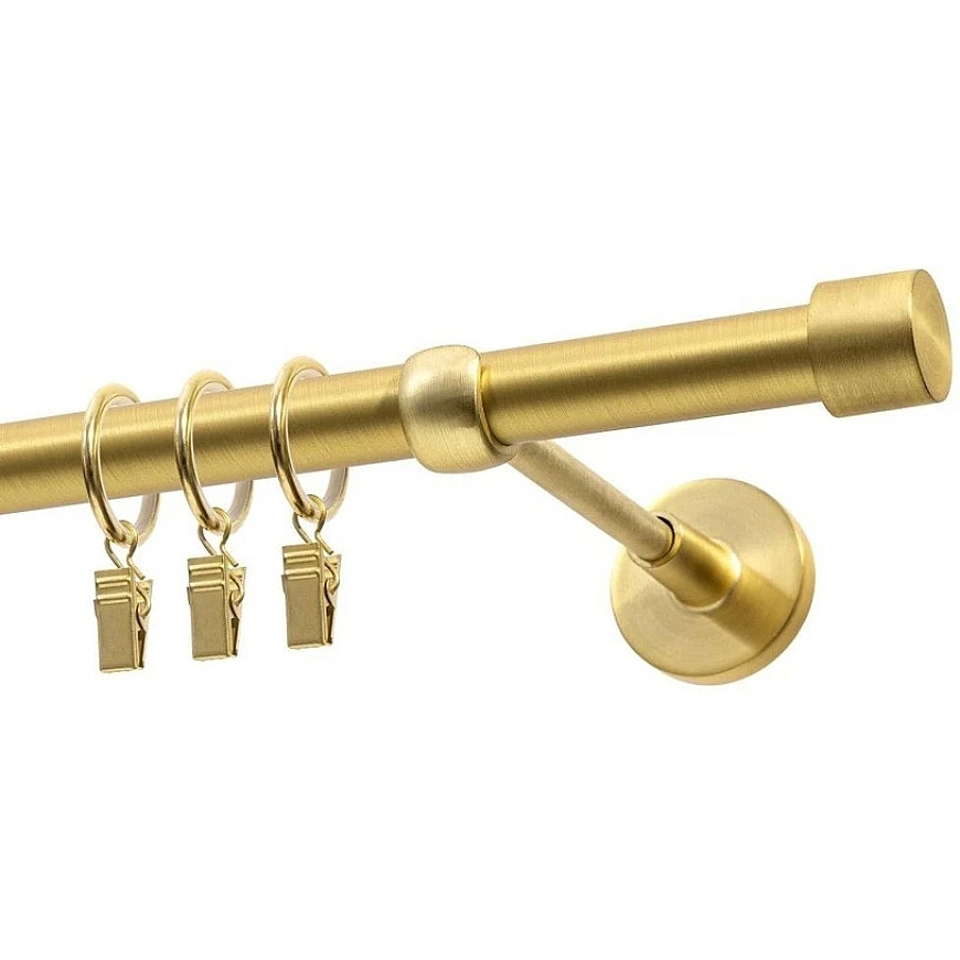Decastyl VIENKARTIS CORNICE FI 19 MM BRASS SATIN 240 CM LUNA WITH ROLLING KOWALSKI – 2