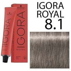 Wella Professionals Schwarzkopf Professional, Igora Royal, pysyvät hiusvärit, 8-1, 60 ml naisille