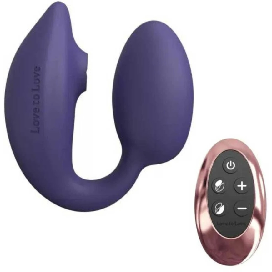 Love To Love Women's vibrator for G-spot and clitoral stimulation multifunctional USB