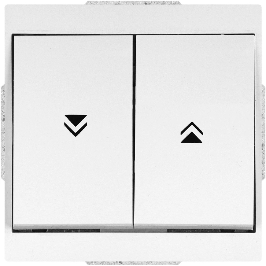 Plastrol Žaliuzių jungiklis uždaromasis p/t 10A, 250V (modulis)